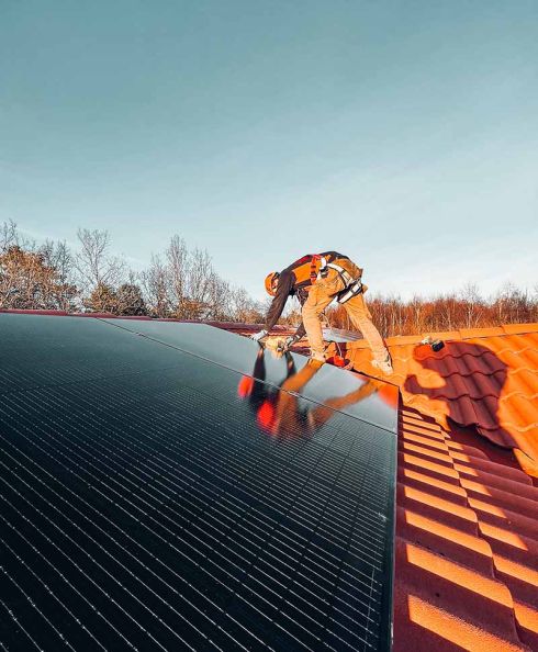 Solarkraft installation